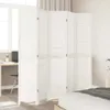 vidaXL Séparation de pièce 5 pièces blanc bois massif Voir les images du produit 3