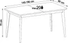 Esstisch Küchentisch Holztisch 140x75cm ausziehbar weiß Produktbild-Vorschau 3