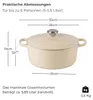 osoltus Brotback Schmortopf Set Gusseisen Topf 26cm 5,9 Produktbild-Vorschau 3