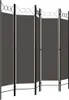 vidaXL Set di 5 divisori per ambienti, antracite, 200 x 180 Anteprima dell’immagine prodotto 2