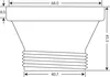 Adattatore per lavello Haas IKEA® con sifone, tipo 1 1/2'', Anteprima dell’immagine prodotto 3