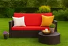 Bankkissen 130×60×50x7 cm Rot – Sitzkissen für Gartenbank Produktbild-Vorschau 5