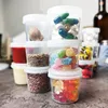 com-four® 96 opbergbakken met deksel - universele kunststof Productafbeelding-voorbeeld 4