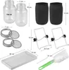 Sprossenglas Keimglas 2er Set 750ml Anzuchtset für Sprossen Produktbild-Vorschau 2