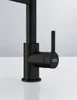A close-up studio shot of a black matte kitchen faucet. Anteprima dell’immagine prodotto