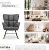 tectake® Schaukelstuhl Torve 68 x 96 x 97 cm, Belastbarkeit Produktbild-Vorschau 6