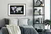MuchoWow® MuchoWow® Gerahmtes Poster Weltkarte - Wandtafel Produktbild-Vorschau 2