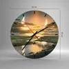 Wanduhr - Rund - Glasuhr - natur natur - 30x30cm - Produktbild-Vorschau 3