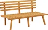 vidaXL Gartenbank mit Kissen 115 cm Massivholz Akazie Produktbild-Vorschau 4