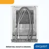 Exquisit Geschirrspüler GSP6312-030D weiss | Spülmaschine Produktbild-Vorschau 6