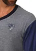 Lässiger Herren Frottee Schlafanzug langarm Pyjama mit Produktbild-Vorschau 2