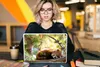 MuchoWow® Laptop Aufkleber Sticker Cover Panda - Holz - Produktbild-Vorschau 5
