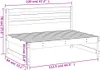 vidaXL Pohovka pre záhradné centrum biela 120x80 cm z Náhľad obrázku produktu 7
