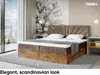 MEBLINI Boxspringbett mit Bettkasten - Gepolstert Produktbild-Vorschau 3