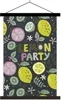 MuchoWow® Textilposter Sommer - Zitronen - Zitat 60x90 cm Produktbild-Vorschau 1