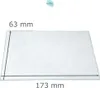 Ersatzglas für Grablaterne | Grablicht - Strukturglas Produktbild-Vorschau 1