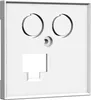 homeway Zentralplatte HW-ZL0RWG55V1 TV LAN 55x55 Produktbild-Vorschau 1