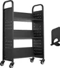 SucceBuy Robuster Bücherwagen mit 150kg Tragkraft, Produktbild-Vorschau 1