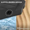 Outsunny Sonnenschirmständer 4-teilig Schirmgewicht Produktbild-Vorschau 5