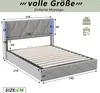 ProximaX Polsterbett 140x200cm mit Lattenrost und Kopfteil, Produktbild-Vorschau 7