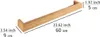 WENKO Wand Regal Bambus Ablage Bambus Bad 60 cm BAMBUSA Produktbild-Vorschau 7