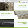 Juskys Polyrattan Gartenmöbel Set Salou inkl. Abdeckung - Produktbild-Vorschau 5