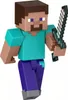 A Minecraft action figure of the character Steve holding a sword. Produktbild-Vorschau