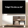 HOMCOM TV Schrank, Lowboard auf Rollen mit verstellbarer Produktbild-Vorschau 7