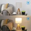 EDISHINE, lot de 2 lampes de table en bois, lampe de chevet Voir les images du produit 3