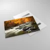Bilder auf glas - Stream Herbst Forrest Berg - 120x80cm - Produktbild-Vorschau 2