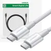 Ugreen 60552, 2 m, USB C, USB C, USB 2.0, 480 Gbit/s, Biały Podgląd zdjęcia produktu 1