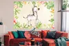 MuchoWow® Poster Zebra - Dschungel - Aquarell 180x120 cm - Produktbild-Vorschau 2