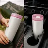 Kuketo | Thermobecher 580 ml Weiß/Rosa – Edelstahl Produktbild-Vorschau 3