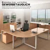 bümö Schreibtisch Serie-R - Nachbildung: Buche, Gestell: Produktbild-Vorschau 9