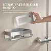DEKAZIA® Duschablage ohne Bohren Edelstahl | Duschregal Produktbild-Vorschau 3