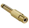 6,35mm Klinkenstecker auf Cinch RCA Buchse Kupplung Stecker Produktbild-Vorschau 2