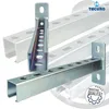 tecuro Schienenkonsole Typ 28/30 x 800 mm x 2,00 mm. Stahl Produktbild-Vorschau 3