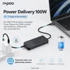 Rapoo USB-C Multiport Adapter 10-in-1, grau Produktbild-Vorschau 10