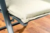 A close-up view of a chair cushion on a wooden floor. Produktbild-Vorschau