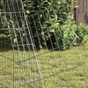 vidaXL Klec pro kuřata stříbrná 430 x 100 x 85 cm Náhled obrázku produktu 4