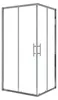 AICA 90x70x185cm 6mm ESG-glas Eckeinstieg Schiebetür Produktbild-Vorschau 1