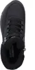 A top-down view of a black Skechers boot. Voir les images du produit
