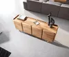 DELIFE Sideboard Kiano 175 cm Akazie Natur 4 Türen V-Fuß Produktbild-Vorschau 4