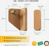Fahrradhalter Wand aus Eiche (bis 70 mm) - Eiche Produktbild-Vorschau 2