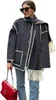 ASKSA Femme Automne Hiver Manteau Avec Echarpe Manches Voir les images du produit 6