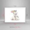 Gerahmtes Poster - Weißer Rahmen - Kaninchen Hase Kinder - Produktbild-Vorschau 5