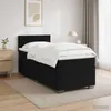 vidaXL Boxspringbett mit Matratze und LED Schwarz 90 x 200 Produktbild-Vorschau 4
