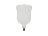 A white plastic container for a spray gun is shown against a white background. Podgląd zdjęcia produktu