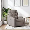 vidaXL Relaxsessel Taupe Stoff Produktbild-Vorschau 2