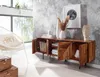Credenza FineBuy in legno massello di sheesham da 140 cm Anteprima dell’immagine prodotto 2